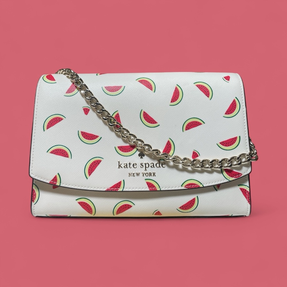 Kate Spade Carson Convertible Watermelon Party Crossbody NWT 🍉 - Picture 3 of 15